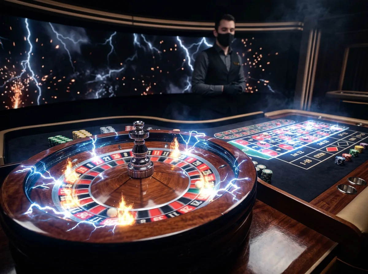 Lightning Roulette at Wild Fortune live dealer casino